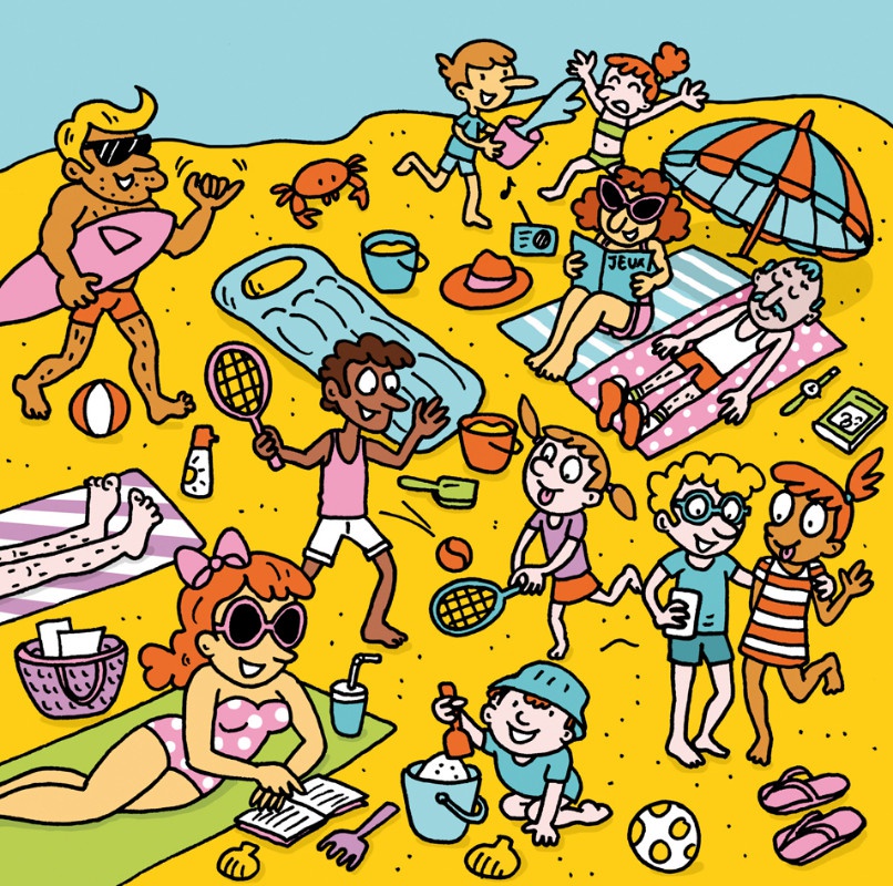 illustration clemence lallemand plage.jpg - Clmence LALLEMAND | Virginie